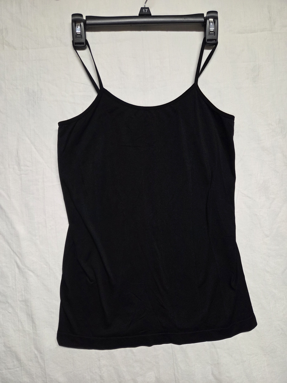 Bobbie Brooks Black Slim Spaghetti-Strap Camisole Top